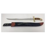 Fantasy Short Sword w/ Sheath 21" Stainless Blade
