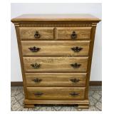 Kincade Oak 5 Drawer Chest of Drawers