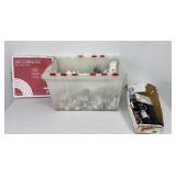 White PVC Fitting Assortment, Partial 10 Ft Roll
