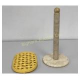 Marble Paper Towel Holder