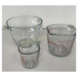 Anchor Hocking Glass Measuring Cups