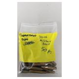 Military Brass 30-06  Approx 50 Ct