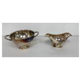 VTG Sambonet Italy Gravy Boat & 8ï¿½' Pedestal