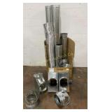 Galvanized 8' Duct Fittings & Pipe, 8' Aluminum