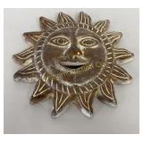 Terracotta 14' Sun Face Wall Decor