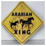 Metal Sign Arabian XING 33' x 33'