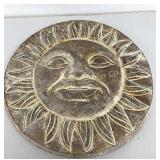 19' Terracotta Sun Face Wall Decor