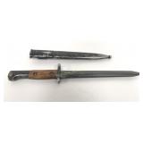 FN 49 Bayonet w/ Metal Scabbard 9' Blade