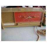 Vintage Sears SilverTone Clock/Radio