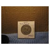1943D Silver Liberty half dollar
