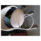 White barstool
