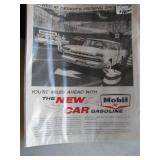 1959 Mobil Gas paper advertisement
