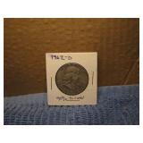 1962D Silver Ben Franklin half dollar