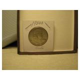 1954D Ben Franklin half silver dollar