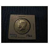1966 Silver Kennedy half dollar