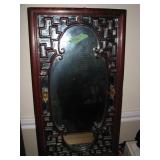 24" Wood frame mirror