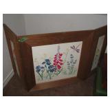 Handpainted Fire screen