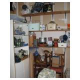 MIsc contents of garage wall