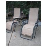 Pair of outdoor chairs