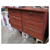 Wooden chest  of drawers