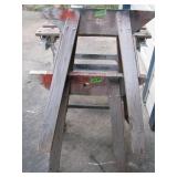 Wooden Horseshoes and worktable
