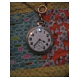 Hamilton pocket watch with chain