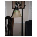 4ft Floor lamp w/ frosted shade