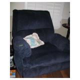 Blue recliner