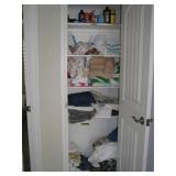 MIsc contents of linen closet