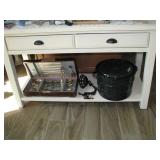 Double drawer table
