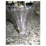 Flint glass vase