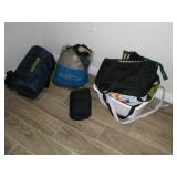 Misc sleeping bags, mattress lot