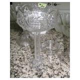 Crystal pedestal dish
