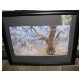 Framed Oriental picture