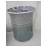 Glazed planter