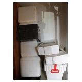 Styrofoam coolers