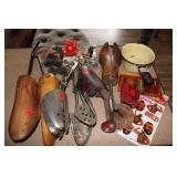 shoe forms and more (big box full MISC items)