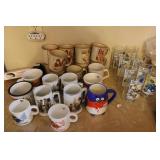 Mugs and glasses