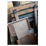 4 wooden Saw horses and more