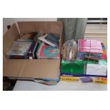 CD cases and a MISC box of CD