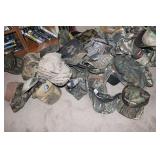 VERY large Camo Hat lot new and used