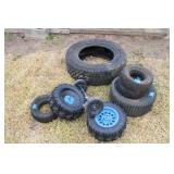 lot of tires (plastic)