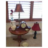 Table with misc home  decor