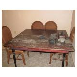 Table and chairs