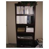 6ft Bookshelf with binders