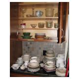 Misc contents of kitchen-drawers, cabinets