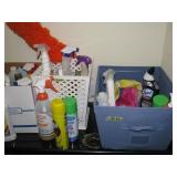 Misc contents& cleaning supplies(in laundry room)