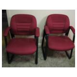 Pair of office chairs