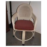 Wicker office chair