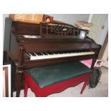 Kranich and Bach Piano with bench